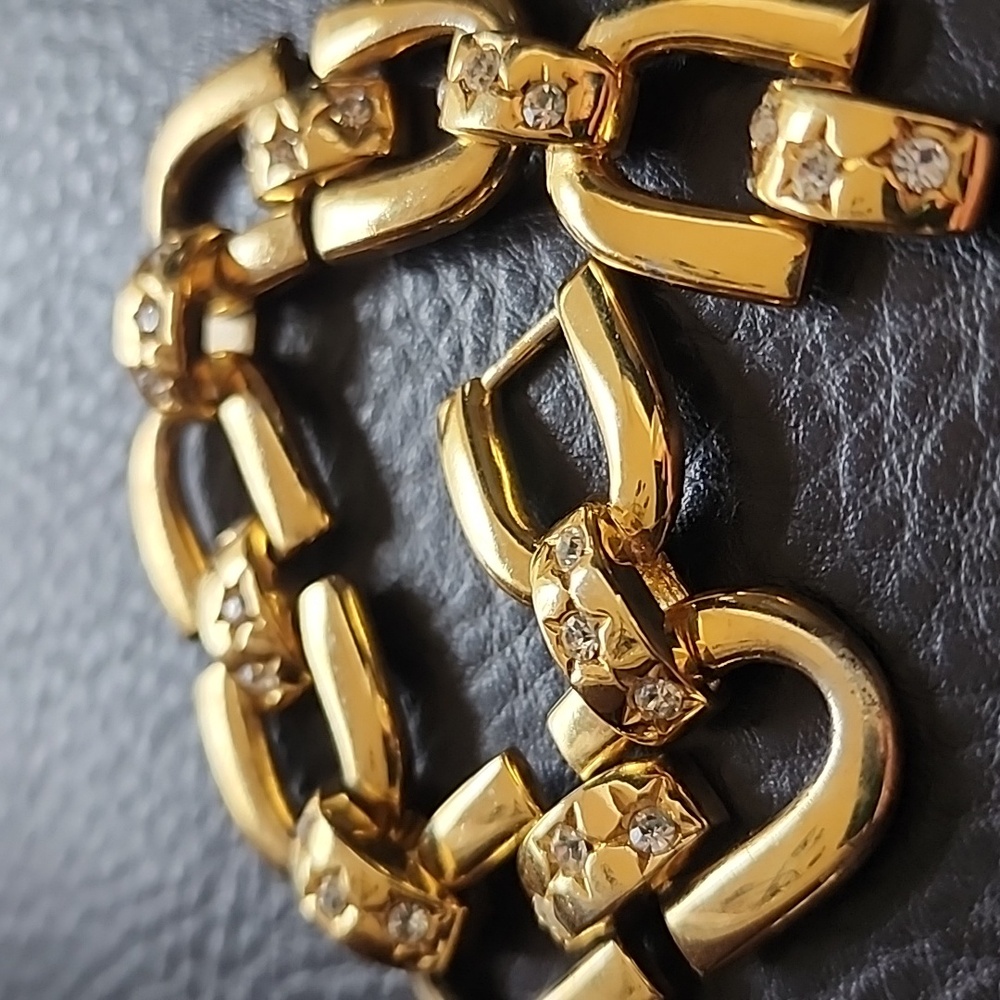 Joan Rivers Gold Bracelet with Sparkling Accents